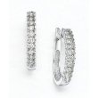 14k White Gold Diamond Earrings (1 ct. t.w.)