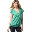 ING Banded Flutter-Sleeve Top