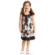 Bonnie Jean Little Girl Mixed-Print Trapeze Dress