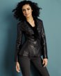 Leather blazer