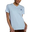 adidas Women's V-Neck Logo Tee Shirt