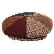 Borsalino 8/4 Style Tweed Patch Cap