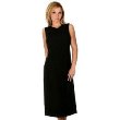 Women's Sleeveless Column Dress, Regular, and Petite Sizes