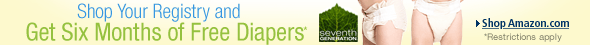 Shop Your Registry for Six Months of Free Seventh Generation Diapers