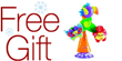 Free toy with any Fisher-Price Rainforest item.