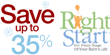 Save Up to 35% on select Chicco, Graco, Wheely Bug and Many More Popular Brands from Right Start.
