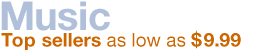Amazon.com Music Store Top Sellers as Low as $9.99