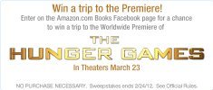 Amazon.com The Hunger Games Movie Premiere Sweepstakes
