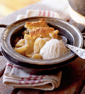 Cast-Iron Apple Cobbler
