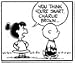 A panel from the missing 'Peanuts' strip'