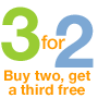 Buy 2, Get a 3rd Free