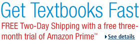 Free Two-day shipping with a free three month trial of Amazon Prime