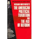 Richard Hofstadter's The American political tradition and The age of reform;: A critical commentary (Monarch Notes) book cover
