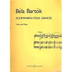 Bela Bartok Roumanian Folk Dances for Violin and Piano