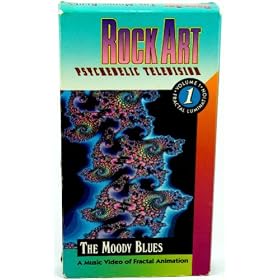 Rock Art Psychedelic Television The Moody Blues, Volume 1, Fractal Lumination