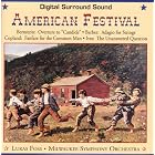 American Festival - Bernstein: Candide Overture William Schuman: Newsreel for orchestra... by Samuel Barber, Leonard Bernstein, Aaron Copland, Henry Cowell, and Charles Ives