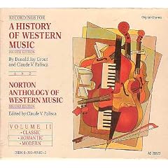 History of Western Music: Anthology of Western Music II