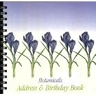 Botanicals Address and Birthday Book by 