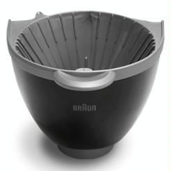 Braun 7050-289 Filter Basket Complete, Black w  Silver by Braun