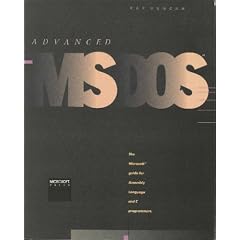 Advanced M. S.-DOS Programming: The Microsoft Guide for Assembly Language and C. Programmers