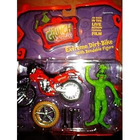 Click here to buy 4 Jim Carrey As the Grinch Bendable Action Figure with Extreme Dirt-bike As Seen in the Live Action....