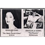 Ursula K. Le Guin's The Phoenix & Gish Jen's The Water Faucet Vision book cover