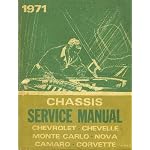 1971 Chassis Service Manual (Chevrolet, Chevelle, Monte Carlo, Nova, Camaro & Corvette) book cover