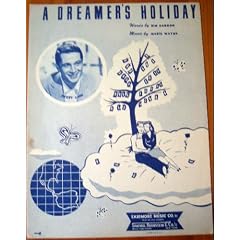 A Dreamer's Holiday (Featuring a Photograph of Vic Damone on Front Cover)