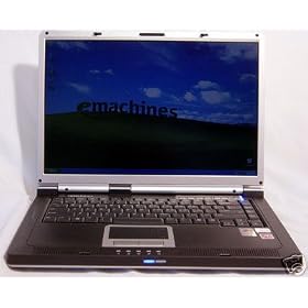 EMachines M5310 - Athlon XP-M 2400+ / 1.8 GHz - RAM 512 MB - HDD 40 GB - CD-RW / DVD - Radeon IGP320M - WLAN : 802.11b/g - Win XP Home - 15.4" Widescreen TFT 1280 x 800 ( WXGA )