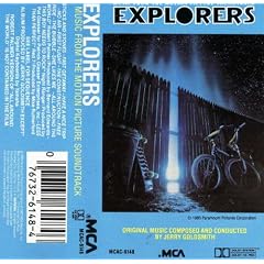 Explorers CASSETTE by  Jerry Goldsmith, Robert Palmer, Night Ranger, and Red 7 