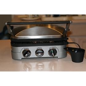 Cuisinart GR-4 Griddler Stainless-Steel 4-in-1 Grill/Griddle and Panini Press