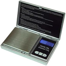 100g X 0.01g Digital Pocket Scale w/ 2 calibration weights by US Balance