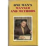 One man's manner and methods, book cover