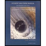 Student Solutions Manual for Swokowski Cole's Algebra and Trigonometry with Analytic... by  SWOKOWSKI/COLE