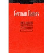 Dictionary of German Names