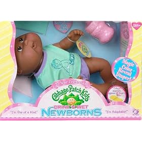 Cabbage Patch Kids Story Time Newborn - African American Boy/ Brown Hair by Cabbage Patch Kids