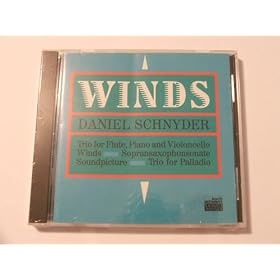 Daniel Schnyder. Trio for Palladio. Trio for Flute Piano and Cello. Winds. Soundpicture.... by Daniel Schnyder, Matthias Ziegler, Simon Nabatov, Daniel Pezzotti, and Max Helfenstein