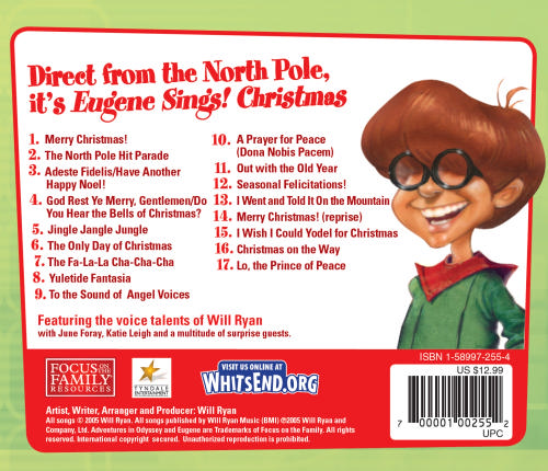 Eugene Sings! Christmas (Adventures in Odyssey Music) AIO Eugene Sings! Christmas (Adventures in Odyssey Music) AIO