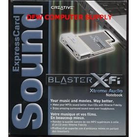 Creative ExpressCard Sound Blaster X-Fi Xtreme Audio Notebook-70SB071000000 by Creative Labs