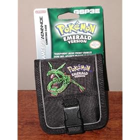 Game Boy Advance SP Carrying Case - Pokemon Emerald Version by GameBoy Advance SP Carrying Case - Pokemon Emerald Verson