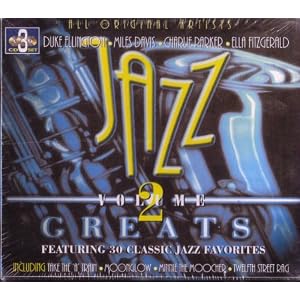 Jazz Greats - Volume 2 - 3 CD's - 30 Songs - Artie Shaw - Tommy Dorsey - Woody Herman -... by The Bob Cats, Charlie Parker Artie Shaw, Ella Fitzgerald Benny Goodman, Glenn Miller Duke Ellington, Billy Eckstine Tommy Dorsey, and Chick Henderson Woody Herman (Audio CD - 1999) - Best of
