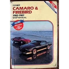 Camaro & Firebird 1982-1988 Shop Manual