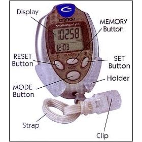 Omron HJ-112 Digital Premium Pedometer