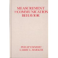 Measurement of Communication Behavior (Longman Communication Books)