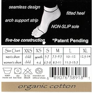 Cheap Pilates Toe Socks Organic Cotton