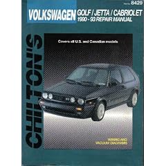 Volkswagen: Golf/Jetta/Cabriolet 1990-93 (Chilton's Total Car Care)