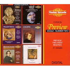 Classical Preview Single Number Two by Holst, Mendelssohn, Chopin, Beethoven, and Roy Goodman (Audio CD - 1988) - Import