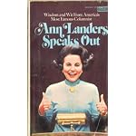 Ann Landers Speaks Out book cover