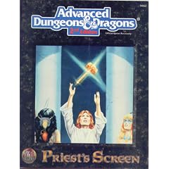 Priest's Screen/Screen and Reference Material (Advanced Dungeons & Dragons, 2nd Edition)