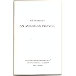 Jim Morrison's an American Prayer book cover